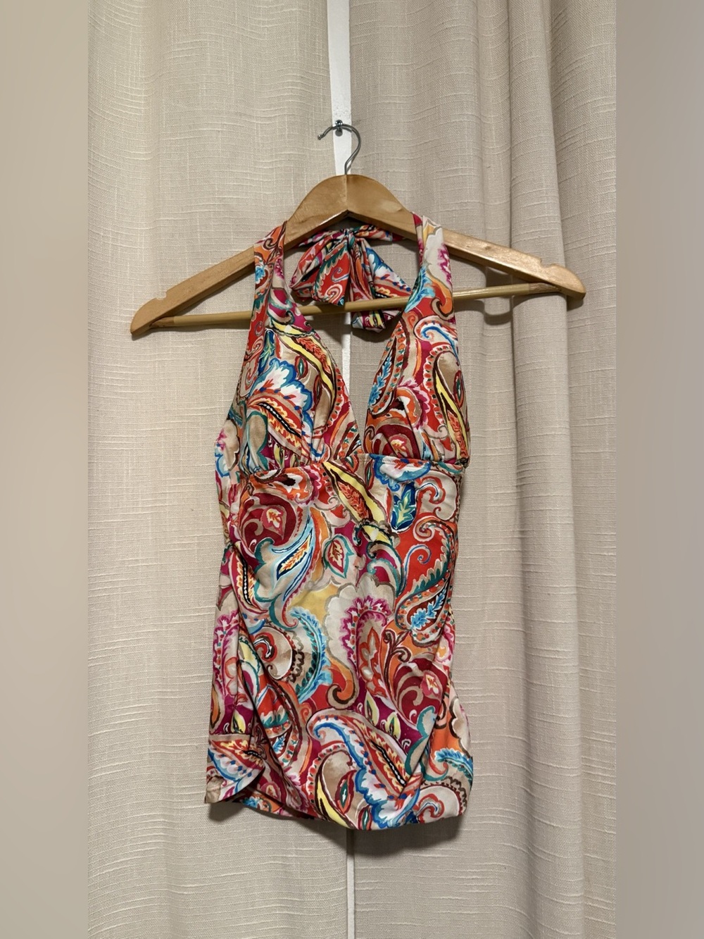 Lauren Ralph Lauren Paisley Halter Top Multicolor